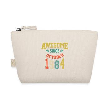 October 1984 Birthday October 1984 Gift 1984 - Organic Pouch - nature - Front