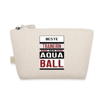 Aquaball Trainerin Beste Aquaballtrainerin Trainer - Bio-Täschchen - Natur - Vorne