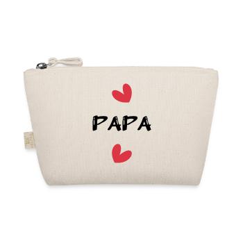 PAPA. VATERTAG. FROHER VATERTAG. ALLES GUTE ZUM GEBURTSTAG. - Bio-Täschchen - Natur - Vorne
