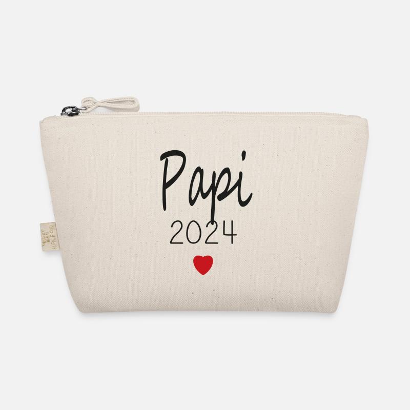 Papa - Werdender Papa 2024 Bio-Täschchen