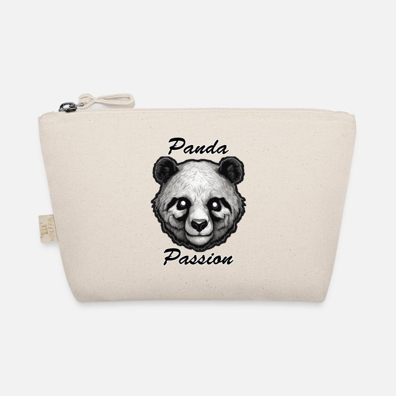 Panda / Tier / Zoo / Bambus / Wild / Kindlich Bio-Täschchen