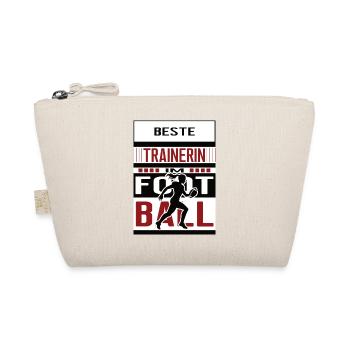 Football Trainerin Beste Footballtrainerin Team - Bio-Täschchen - Natur - Vorne