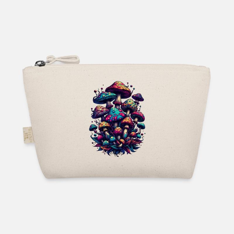 Psychedelic Mushroom Magic Bio-Täschchen