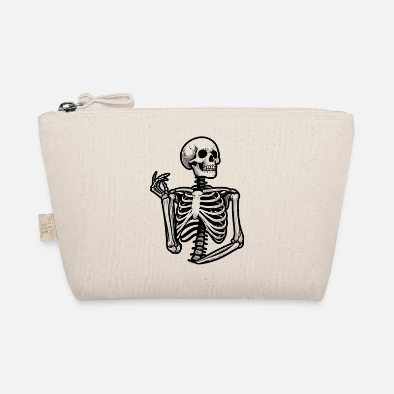 Pensive Skeleton - Bones Organic Pouch