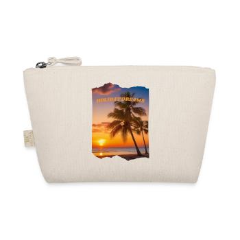 Holiday Dreams - Strand mit Sonnenuntergang - Bio-Täschchen - Natur - Vorne