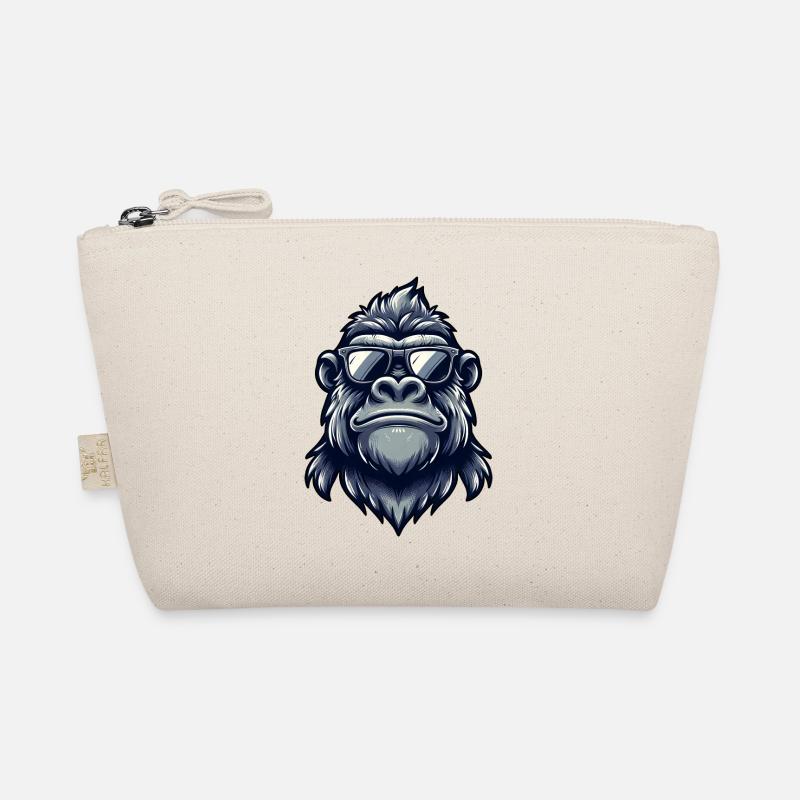 Lunettes de soleil Cool Gorille Monkey Trousse biologique