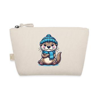 Cute Otter - Organic Pouch - nature - Front