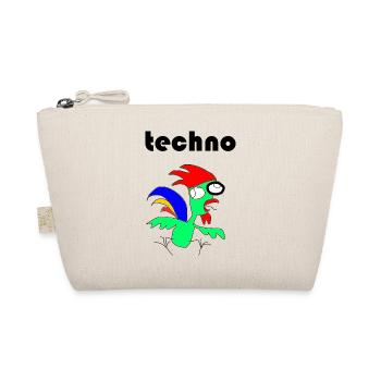 techno henne - Bio-Täschchen - Natur - Vorne