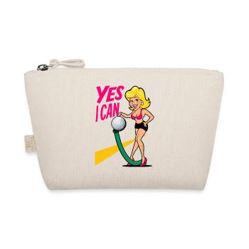 Golf Ball and Garden Hose - Organic Pouch - nature - Front