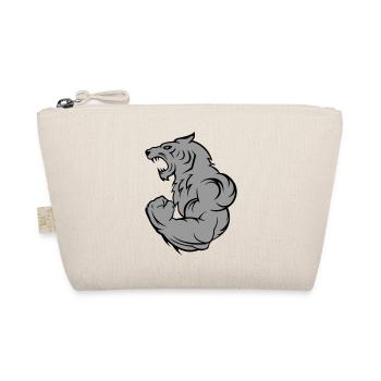 strong tiger wolf - Bio-Täschchen - Natur - Vorne