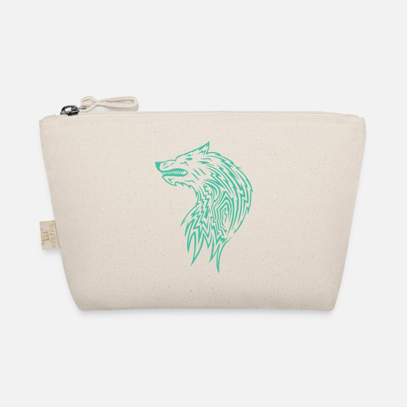 wolf muster Bio-Täschchen