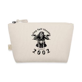 22. Birthday Going full throttle since 08/2002 - Organic Pouch - nature - Front