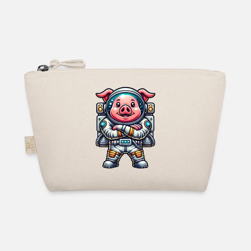 Astronaut Pig Space Universe Cosmonaut Organic Pouch