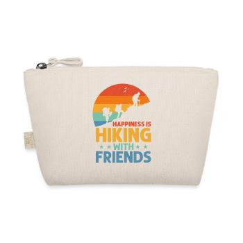 Happiness Is Hiking With Friends Mountain Hiker - Organic Pouch - nature - Front