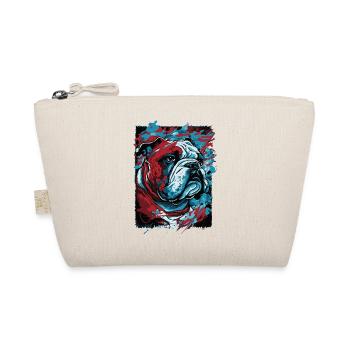 Cool English Bulldog - Organic Pouch - nature - Front