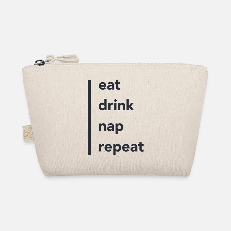 eat drink nap - Bio-Täschchen - Natur