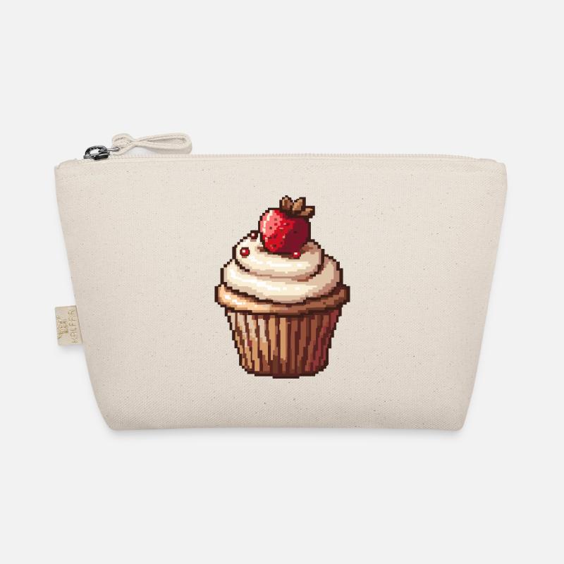 Muffin Pixel Symbol Bio-Täschchen