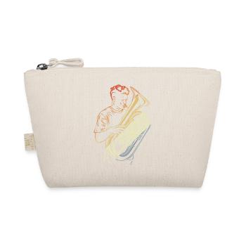 Tubist Zeichnung Vintage - Bio-Täschchen - Natur - Vorne