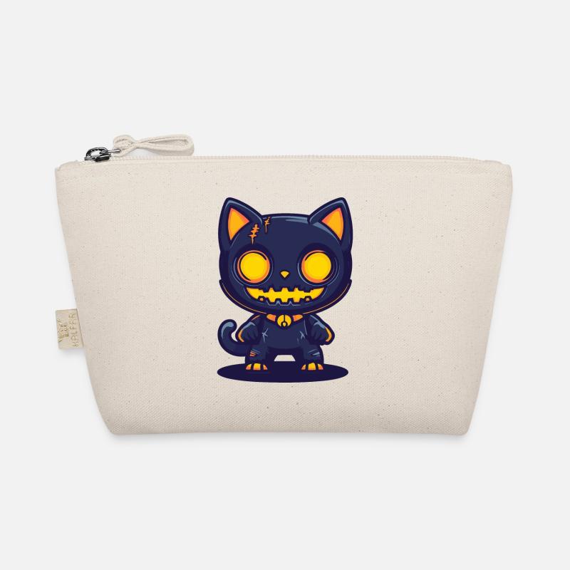 Chat Halloween Drôle Trousse biologique