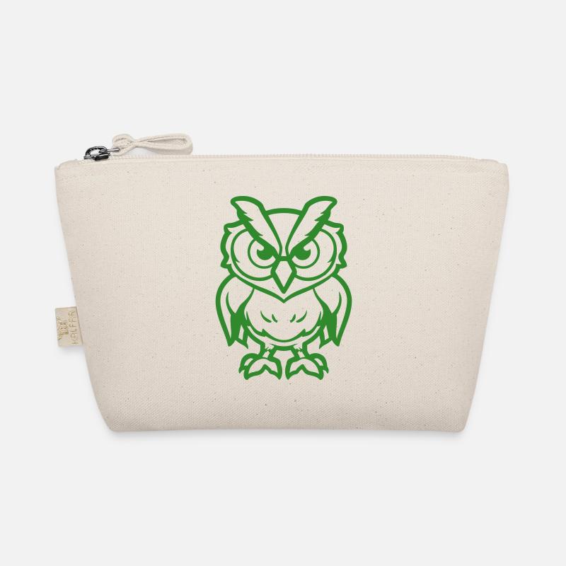 Owl Comic - Organic Pouch - nature