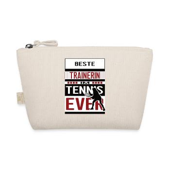 Tennis Trainerin Beste Tennistrainerin Verein - Bio-Täschchen - Natur - Vorne