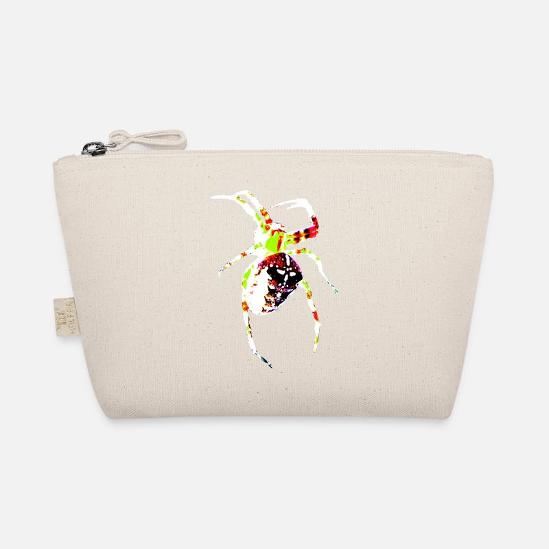 Spider in bright colors Organic Pouch
