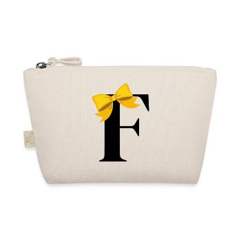 Lettre f nœud jaune - Trousse biologique - nature - Devant
