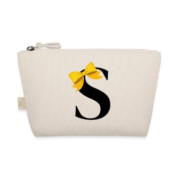 Lettre s nœud jaune - Trousse biologique - nature - Devant