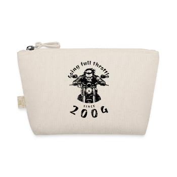 20th Birthday Going full throttle since 2004 - Organic Pouch - nature - Front