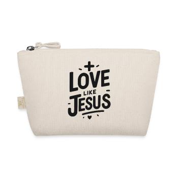 Liebe ist Jesus - Bio-Täschchen - Natur - Vorne