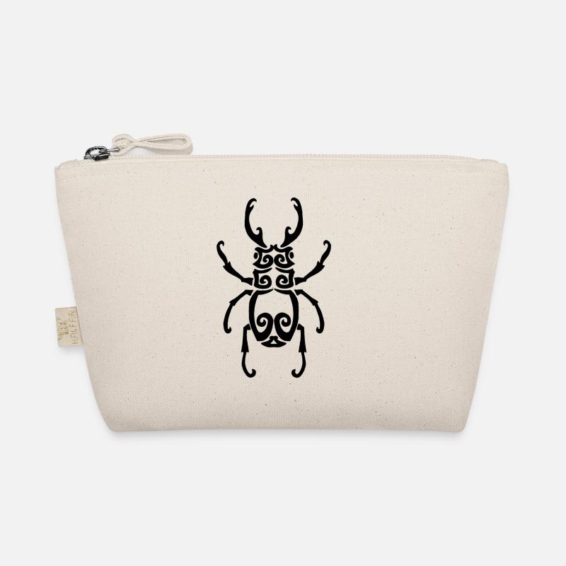 Black Insect Organic Pouch