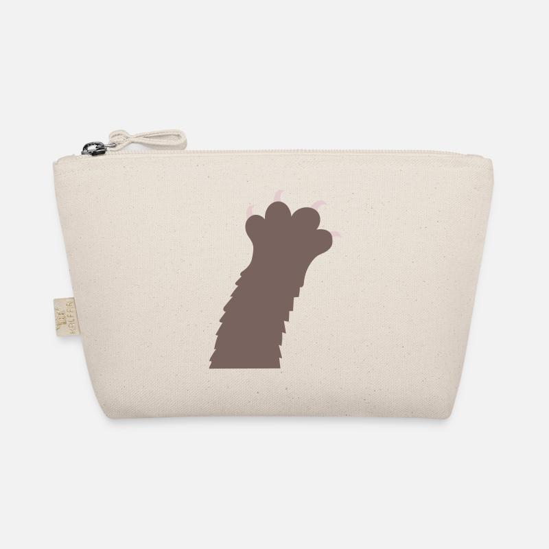Cats Claws Paws Paws Claws Silhouette Organic Pouch