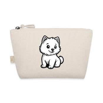 Samoyède chien bande dessinée mignon - Trousse biologique - nature - Devant