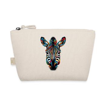 Zebra - Bio-Täschchen - Natur - Vorne