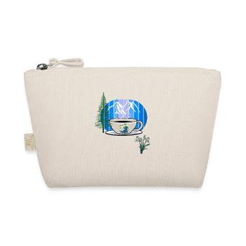 80er 90er Retro Kaffeetasse Österreich Tirol Alpen - Bio-Täschchen - Natur - Vorne