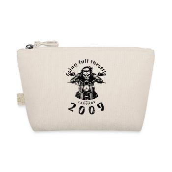 16. Geburtstag: Going full throttle since 01/2009 - Organic Pouch - nature - Front
