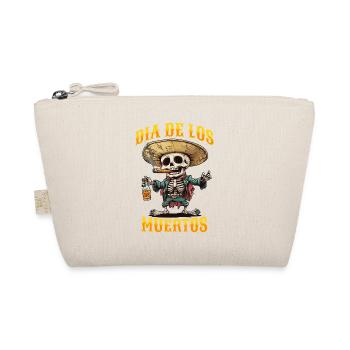 Dia De Los Muertos Skull Skull Tequilla - Organic Pouch - nature - Front