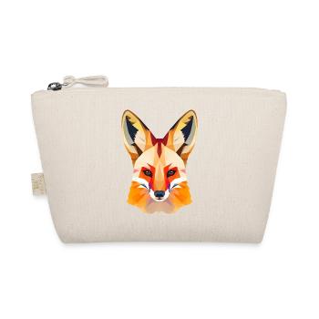 Renard roux serein avec fourrure dorée Low Polygon - Trousse biologique - nature - Devant