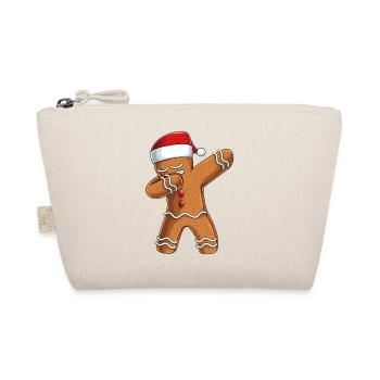 Christmas, Merry Christmas, Christmas Cookie - Organic Pouch - nature - Front