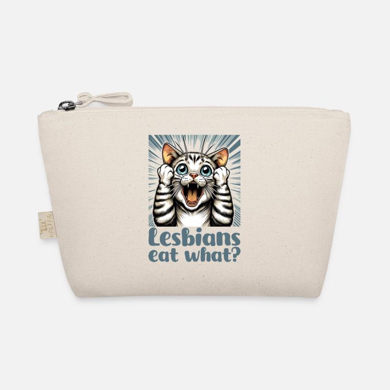 Lesben essen was? Katzen Katze Geschenk Bio-Täschchen