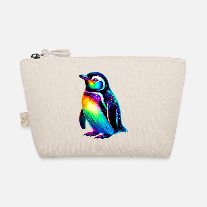 Pinguin - Bio-Täschchen - Natur