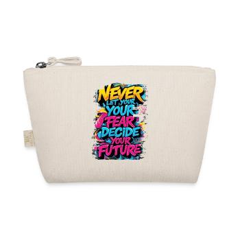graffiti street art spray vintage quotes retro rap - Organic Pouch - nature - Front