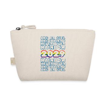 Rainbow 2029 - Bio-Täschchen - Natur - Vorne