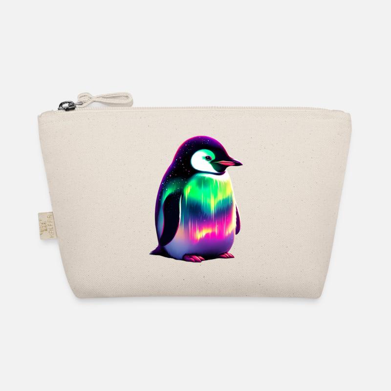 Pinguin - Bio-Täschchen - Natur