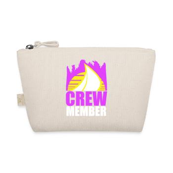 Crew Member Sailing Sun Logo Team Member - Organic Pouch - nature - Front