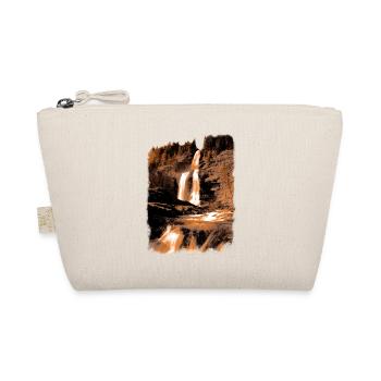 Natural waterfall in earth tones - Organic Pouch - nature - Front
