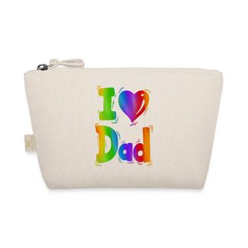 je t’aime papa papa préféré Meilleur père pops papa - Trousse biologique - nature - Devant