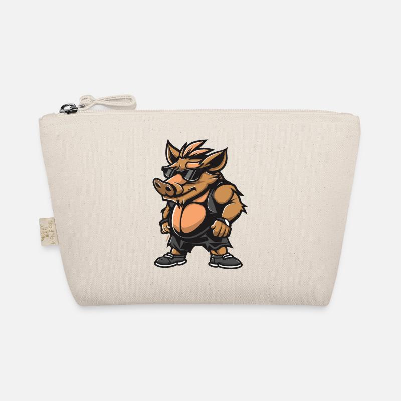 Pig Comic Cool Boar Organic Pouch