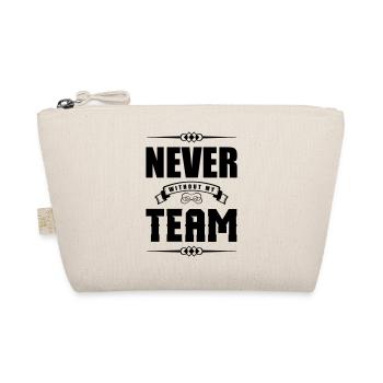 never without my team - Organic Pouch - nature - Front
