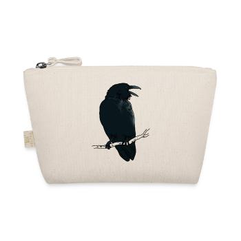 Black Raven - Organic Pouch - nature - Front